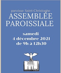Samedi 4 décembre – Assemblée Paroissiale à l’Ecole De Maillé